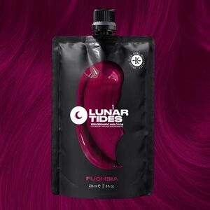 3 LUNAR TIDES Fuchsia semi-permanent hair dye 8 oz.